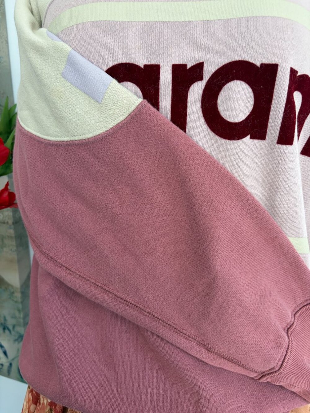 Etoile Isabel Marant Graphic Print Crew Neck Sweatshirt Size 38 - Picture 5 of 9